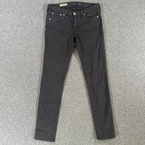 AG Adriano Goldschmied Legging Ankle Polka Dot Jeans Women's 26R USA Made Skinny